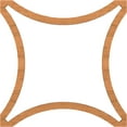 thumbnail image 5 of 23 3/8"W x 23 3/8"H x 3/8"T Extra Large Lilley Decorative Fretwork Wood Ceiling Panels, Cherry, 5 of 10