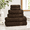 Chocolate Brown-(27"x54") +( 16"x28") + (13"x13"), variant on Oversized Bath Sheet 40"x80" Lilac Soft Absorbent Quick Dry Cotton Towel