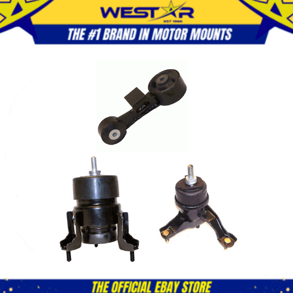 Engine Motor & Torque Strut Mount 3PCS Set Fit 2009-2013 Toyota Highlander 2.7L