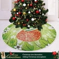thumbnail image 6 of FMSHPON Easter Beautiful Easter Eggs Daisy Flower Green Leaf Xmas Christmas Tree Skirt Stand Mat for Holiday Party Decoration Indoor Outdoor 36 inches, 6 of 6