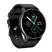 for Xiaomi Poco F2 Pro Smart Watch, Fitness Tracker Watches for Men Women, IP67 Waterproof HD Touch Screen Sports, Activity Tracker with Sleep/Heart Rate Monitor - Black