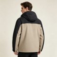 thumbnail image 4 of Mens 3 in 1 Outdoor Jacket Waterproof Windproof Detachable Inner Fleece Hooded Hiking Mountain Shell Coat, 4 of 6