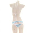 thumbnail image 3 of Bikini a rayas, estudiante femenina, ropa interior privada súper pequeña, estilo sexy, traje de tres puntos, 3 of 6