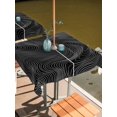 thumbnail image 2 of Outdoor Tablecloth with Umbrella Hole for Patio/Picnic/Party/Camping, Black White Striped Waterproof Table Cloth Square Cover Washable, Modern Abstract Art Lines Stripes (54"x 54"), 2 of 9