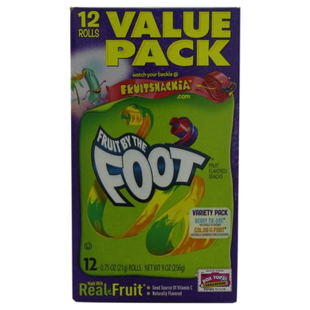 Betty Crocker Fruit by the Foot Fruit Snacks Variety Pack (Pack of 3)