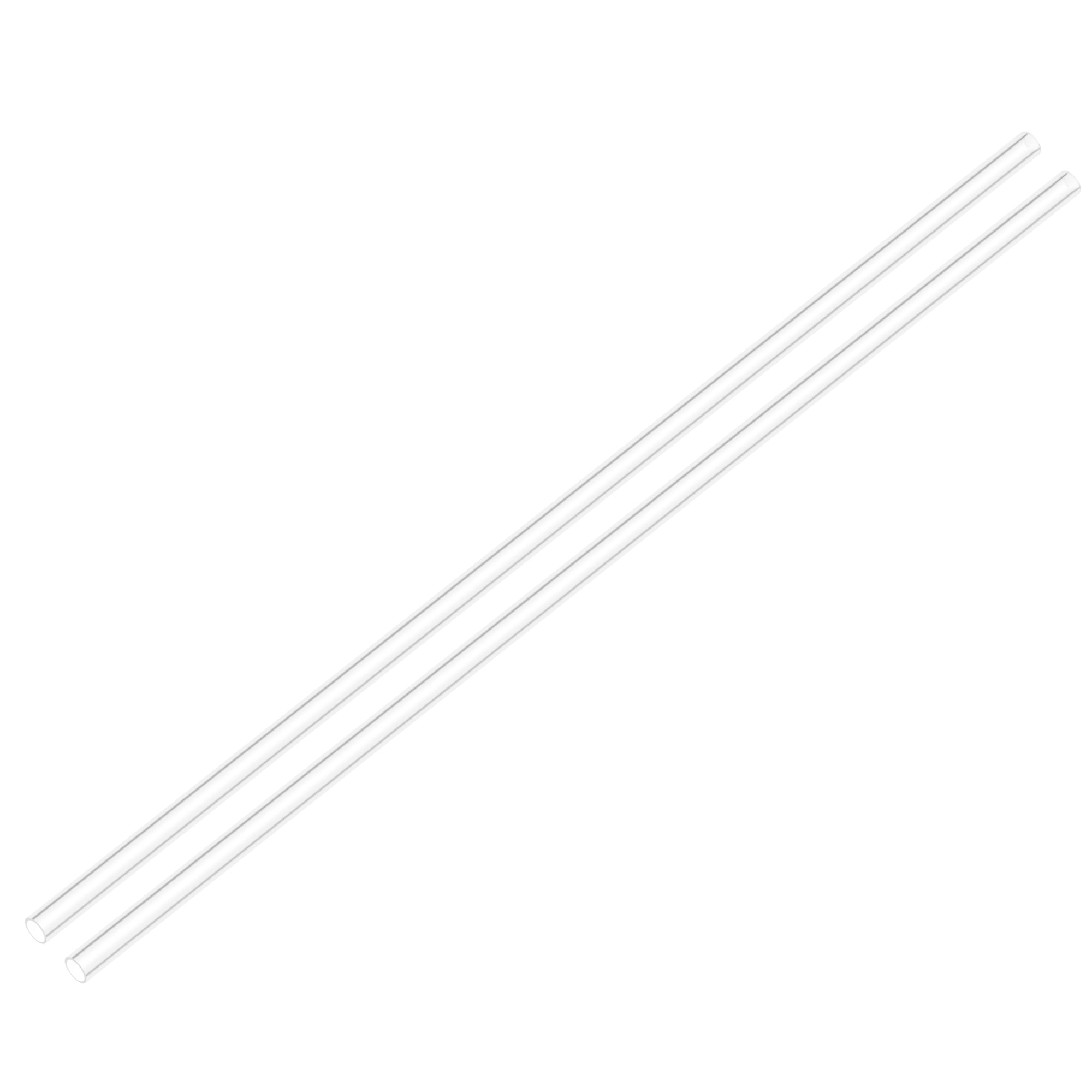 Unique Bargains Rigid Acrylic Pipe Round Tube 0.39" ID x 0.47" OD x 19.69" L