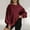 Wine, variant on Aloohaidyvio Hoodies for Women,Fashion Womens Tops Blouse Casual Long Sleeve Round Neck Solid Ladies Sweatshirt