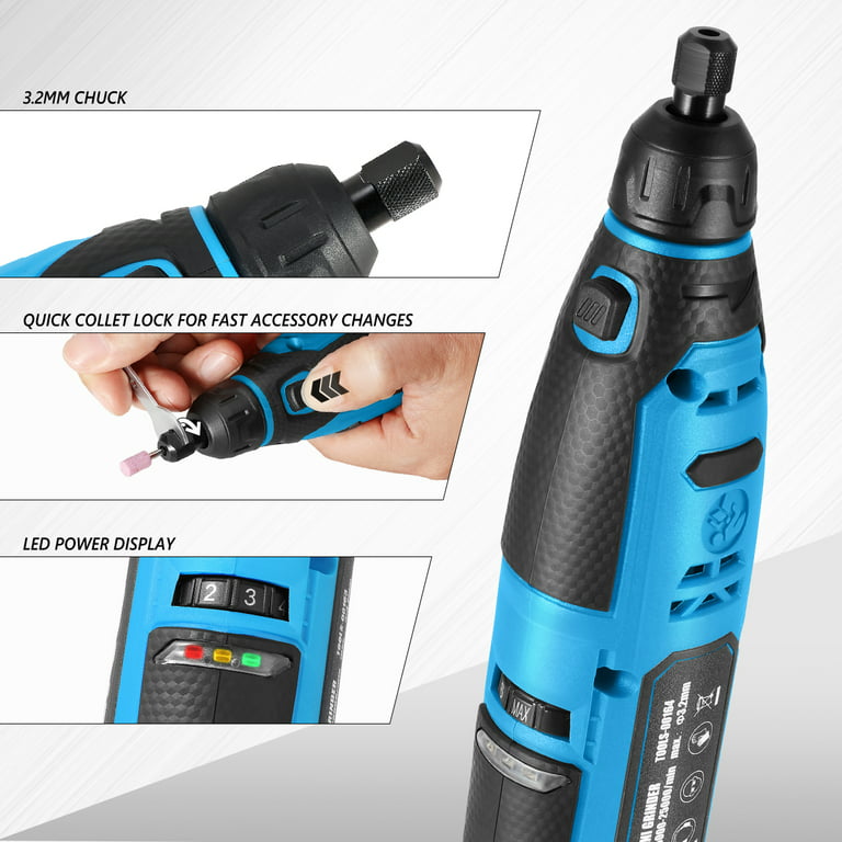 Electric Mini Drill With Variable Speed Cordless Dremel Tool Kit