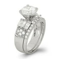 thumbnail image 2 of sterling silver cubic zirconia ring set, 2 of 2