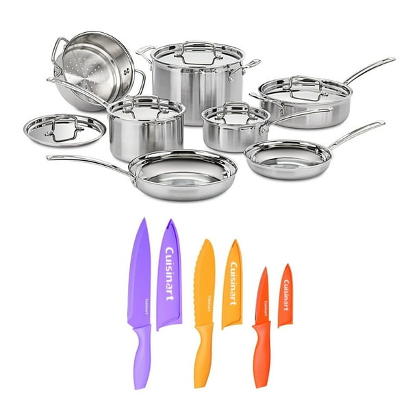 Cuisinart MCP12N MultiClad Pro 3Ply Stainless Steel Cookware with