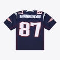 thumbnail image 2 of Men's Mitchell & Ness Rob Gronkowski Navy New England Patriots Retired Legacy Replica Player Jersey, 2 of 7