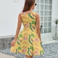 thumbnail image 6 of Miss Frizzle In A Pickle Magic School Bus Dress Fashion Beach Long Dresses Female Party Printed Sundress, 6 of 7