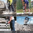 thumbnail image 4 of SDS-Hex Jack-Hammer 14-Amp 30-Pound, 2200W Electric Jackhammer 1-1/8", Heavy Duty Electric Concrete Breaker, Dem。o Demolition Chipping Hammer Concrete with Flat Chis.el Bull Point Chis.el, 4 of 9