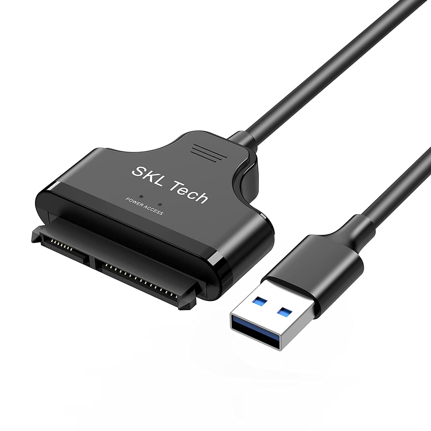 USB 3.0 SATA III Drive Adapter Cable, SATA to USB Adapter Cable for 2.5 & HDD, Support UASP, 9 inch, Black… - Walmart.com