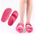 thumbnail image 4 of Zapatillas para perder peso para mujer, sandalias deslizantes para forma a la pierna, Material Eva, masaje posparto de suela gruesa, zapatos delgados para sacudir las piernas, Rosa roja Sunnimix Zapatillas Shake, 4 of 7