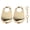 Light Golden, variant on Cute Bear Shaped Padlocks with Key Zinc Alloy Mini Safety Locker Locks 1.5 x 1.2 in / 38 x 30mm