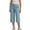 Light Blue, variant on Little Girls Straight Leg Dress Capri Pants High Waisted Office Work Pants Capris for Girls with Pockets