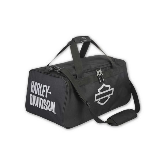 Harley-Davidson Bar & Shield Logo Zipper Rugged Graphic Duffel Bag - Black, Harley Davidson