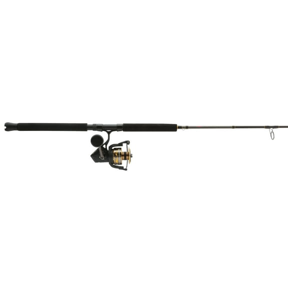 PENN Battle IV Spinning Fishing Combo, 6'6" Medium Heavy Rod, 6000 Size Reel
