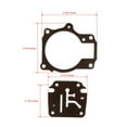 thumbnail image 2 of The ROP Shop Carburetor Repair Kit for 1977 Evinrude 25 25752H, 25752S, 25753H, 25753S Boat, 2 of 8
