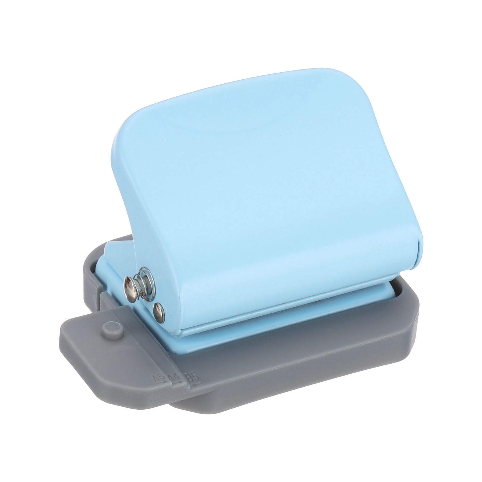 1InTheOffice 2-Hole Punch – 28 Sheet Capacity, Heavy Duty Steel With Adjustable Guide & Chip Tray
