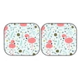 thumbnail image 7 of Haiem Cute Flamingo Car Windshield Sun Shade (2 Pieces) Foldable Windshield Sun Shade Car Accessories for Truck SUV Pickup-Small, 7 of 7