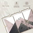 thumbnail image 6 of Elephant Stock Geometric Textured Landscape Wall Art - Horizontal Multi Panel Canvas - Living Room Wall Decor - Abstract Multi Panel - Gray And White Decor - 57" x 36", 6 of 8