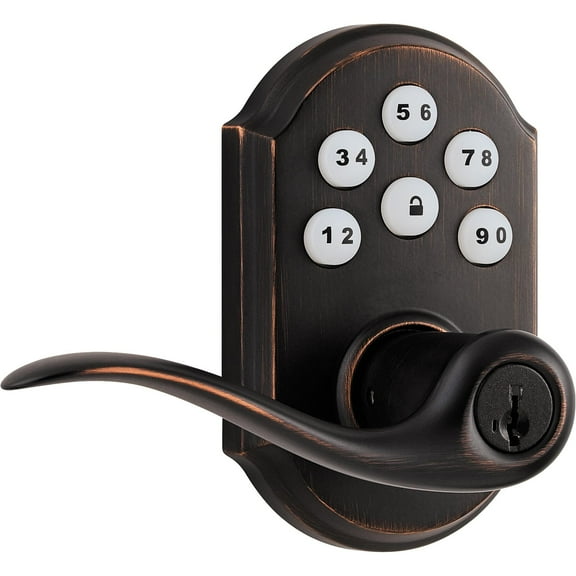 Kwikset CP912TNLZW500-11PS Tustin Lever Lockset in Venetian Bronze