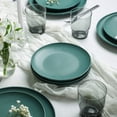 thumbnail image 6 of Stone Lain Rio 32-Piece Dinnerware Set Stoneware, Includes Glassware, Service for 8, Green, 6 of 6