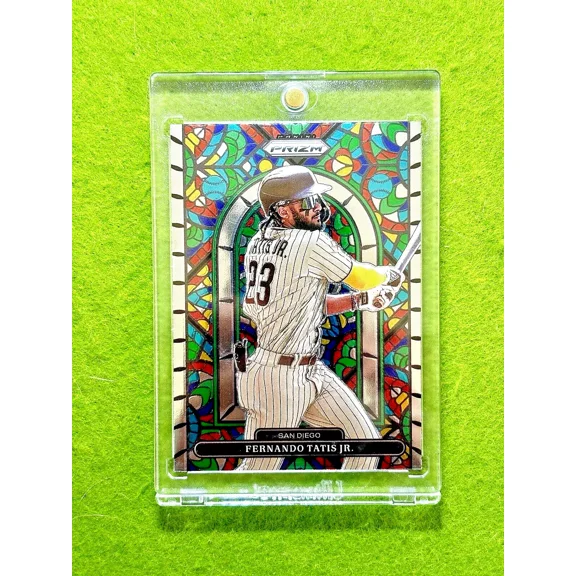 Fernando Tatis Jr STAINED GLASS PRIZM CARD JERSEY #23 Padres 2022 Panini Prizm
