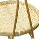 thumbnail image 4 of Organizador de canasta de almacenamiento de bocadas de cesta de fruta de bambú, bandeja de pan para hornear, decoración, soporte, cesta de almacenamie Beige 1 Capa, 4 of 5