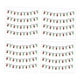 thumbnail image 3 of Pegatinas decorativas de luces navideñas de PVC para decoración navideña, suministros de bricolaje, accesorios de fotografía, calcomanías para cocina, 4 piezas, 3 of 8