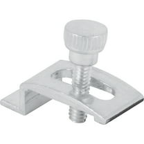 Storm Door Clips 1/4 in. Offset, Mill, No Screws (4-pack)