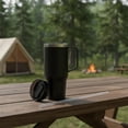 thumbnail image 3 of Ozark Trail 30 oz Stainless Steel Insulated Tumbler with Handle, Gift Box, Black, 3 of 12