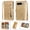 Gold, variant on Glitter Wallet Case For Google Pixel 10 /10 Pro with Zipper Pocket, Sparkly PU Leather Flip Cover,Card Holder Slots,RFID Blocking,Detachable Wristlet,Magnetic Closure,Kickstand for Women,Silver