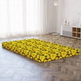 thumbnail image 5 of Sunflower Foldable Mattress, Simple Cartoon Flowers, 78.7" x 47.2", Yellow Brown, by Ambesonne, 5 of 6