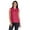 Pink, variant on Inkmeso Womens Sleeveless Drawstring Hoodie Tank Top Plain Jersey Tshirt Top