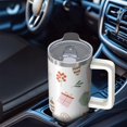 thumbnail image 5 of Xmas Presents 30oz Stainless Steel Coffee Mug with Handle and Straw, Holiday Insulated Leak Proof Christmas Cup, Winter Gift Travel Tumbler, 5 of 5