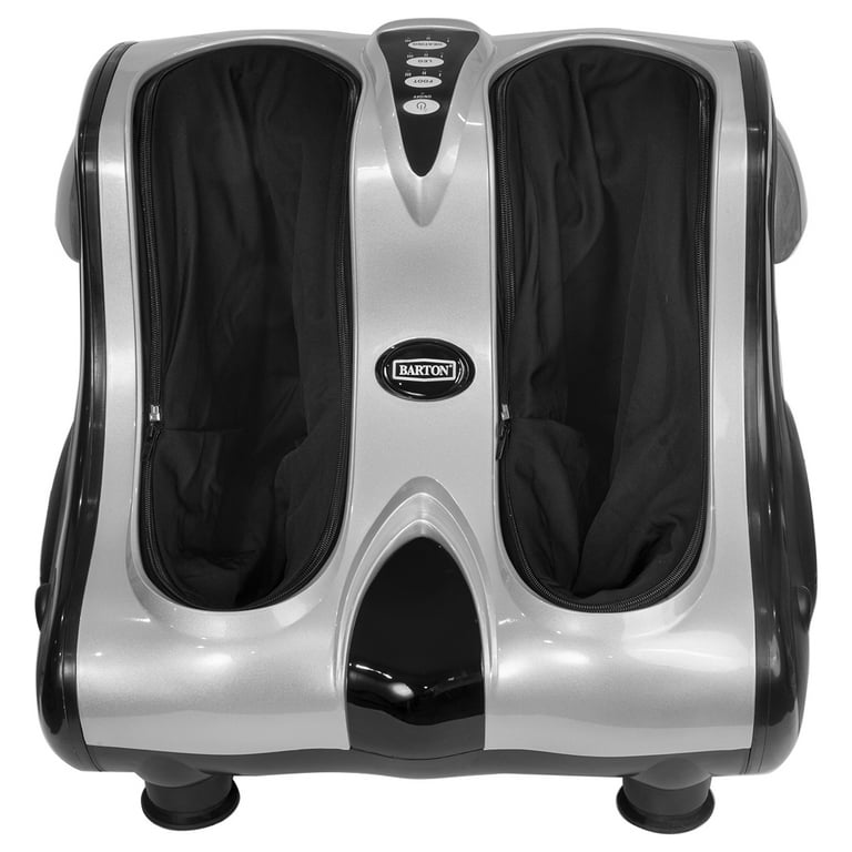 Barton #5 Speed Setting Shiatsu Kneading Rolling Foot Forearm Leg and Calf Massager w/Heating and Remote, Pink