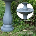 thumbnail image 3 of 48.03" Outdoor Water Fountain, 3-Tiers water feature Outdoor Freestanding Waterfall Fountains for Garden, Patio, 3 of 9