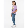 thumbnail image 4 of Disney Hocus Pocus Boxy Mineral Washed Halloween Crewneck Tee with Short Sleeves, Sizes 4-16, 4 of 9