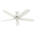 thumbnail image 2 of Hunter Fan Company 53322 52" Newsome Ceiling Fan, Fresh White, 2 of 5