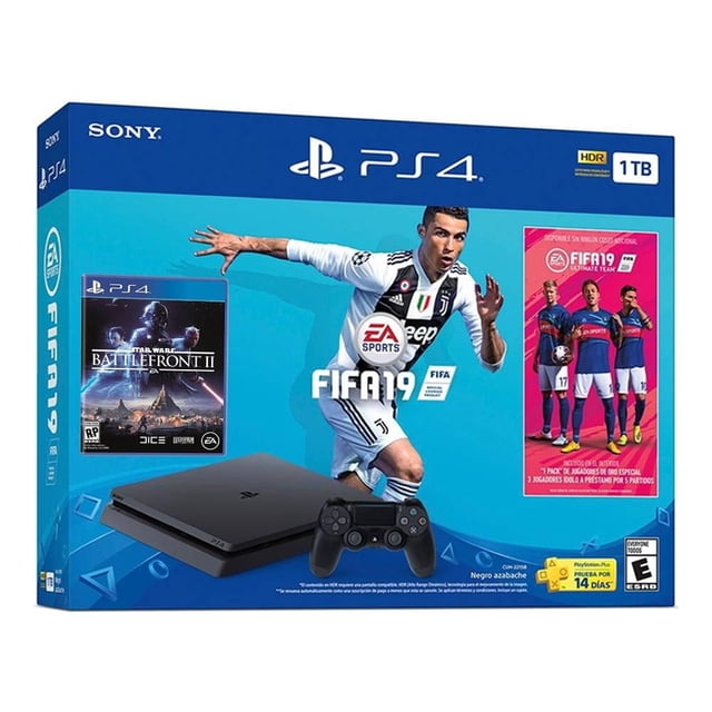 Consola PlayStation 4 1TB FIFA 19 más Star Wars Battlefront II