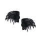 thumbnail image 2 of Capa de plumas, chal gótico con capas de plumas para el hombro, para vestir Negro, 2 of 9