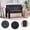 Black, variant on MOONMISS Chenille Upholstered Tufted Comfortable Wood Frame Loveseats Sofa with Dual Armrests-Black