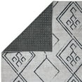 thumbnail image 4 of Playa Rug Machine Washable Area Rug With Non Slip Backing - Stain Resistant - Eco Friendly - Family and Pet Friendly - Aspen Tribal Moroccan Bohemian Creme&Black Design 8'x10', 4 of 7