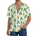 thumbnail image 3 of Fotbe Funny Toad print Short Sleeve Button Down Shirts for Men Casual Summer Beach Wrinkle Free Shirt-Medium, 3 of 7