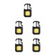thumbnail image 1 of Llavero portátil Linterna Antorcha ajustable Soidarity Tipo-C Luz de trabajo recargable Emergencia Camping Mochilero Negro, 1 of 6
