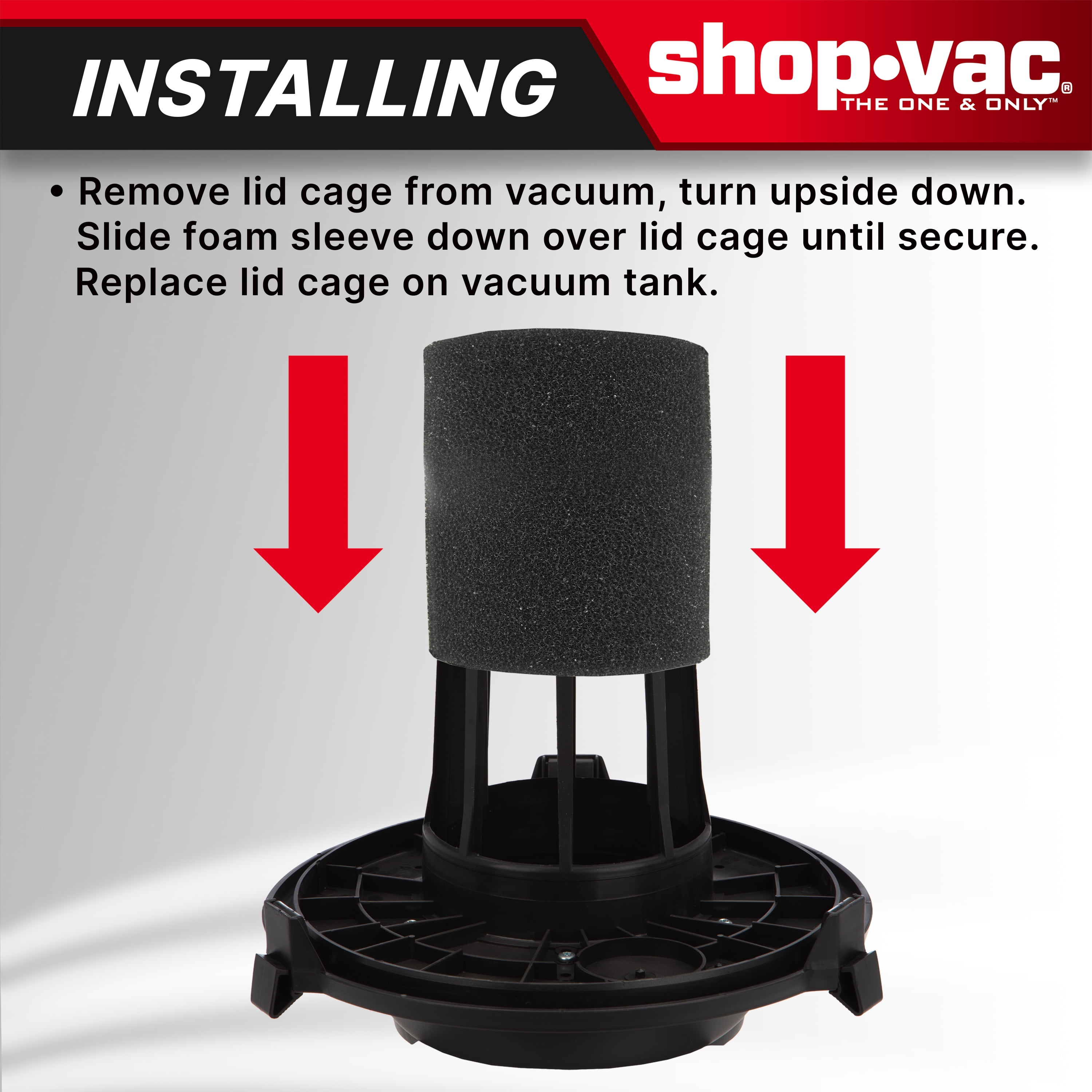 Shop-Vac Large Foam Sleeve, Type R, 90585