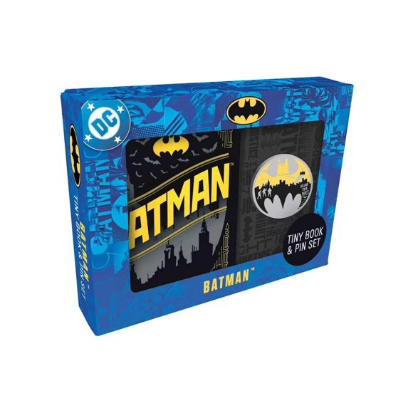 Mini libro y set de pin de Batman de Insight Editions